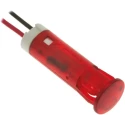 APEM Red Panel Mount Indicator 12V dc 20mA Lead Wire Termination QS83XXR12