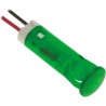 APEM Green Panel Mount LED Indicator 24V DC, 20mA Current, 8mm Mount Hole Size QS83XXG24