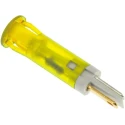 APEM Yellow Panel Mount Indicator, 220V AC, 3mA, Solder Lug Termination QS81XXHY220
