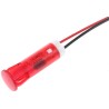 APEM Red Panel Mount Indicator 220V AC 3mA Lead Wire Termination QS83XXHR220