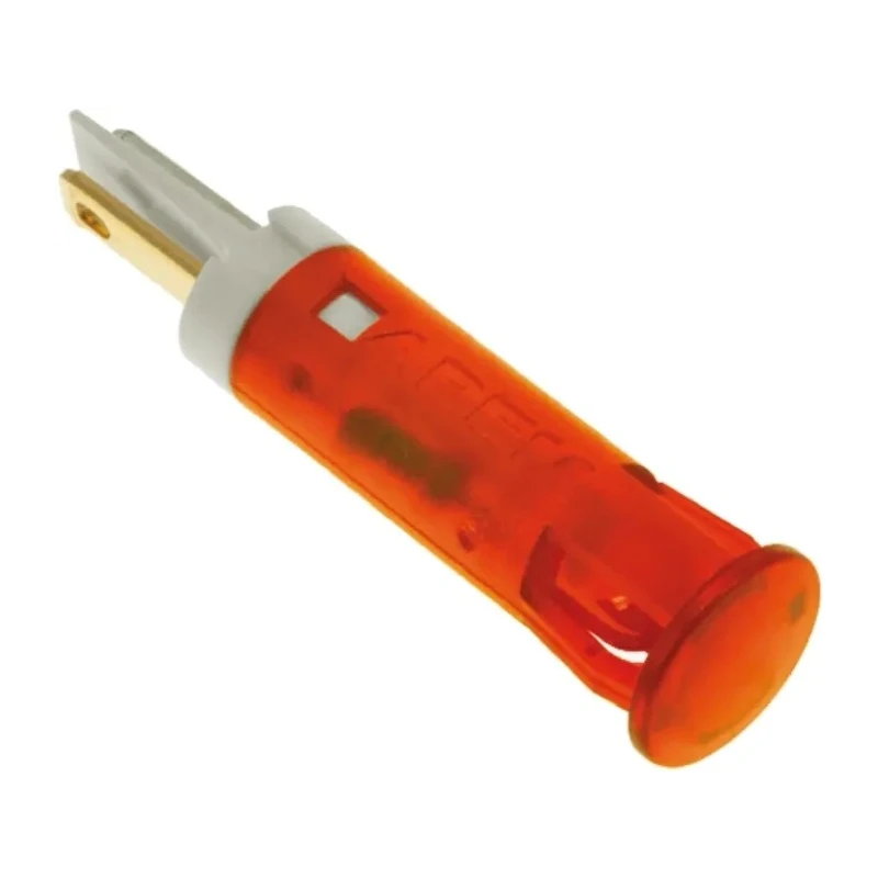 APEM Orange Panel Mount Indicator 220V AC 3mA Solder Lug Termination QS81XXHO220