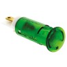 APEM Green Panel Mount Indicator 24V DC 20mA Solder Lug Termination QS101XXG24