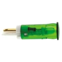 APEM Green Panel Mount Indicator 24V DC 20mA Solder Lug Termination QS101XXG24
