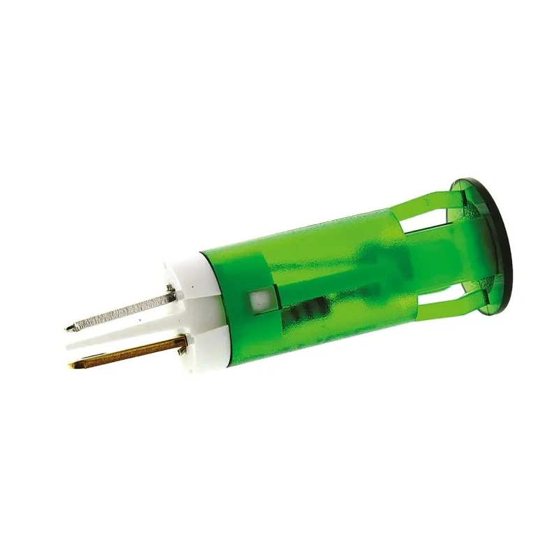 APEM Green Panel Mount Indicator 24V DC 20mA Solder Lug Termination QS101XXG24