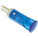 APEM Blue Panel Mount Indicator 24V DC 20mA Solder Lug Termination QS101XXB24