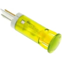 APEM Yellow Panel Mount Indicator 24V DC 20mA Lead Wire Termination QS103XXY24