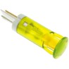 APEM Yellow Panel Mount Indicator, 24V dc, 20mA Current, Lead Wire Termination QS103XXY24
