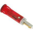 APEM Red Panel Mount Indicator, 12V dc, 20mA, Solder Lug Termination QS101XXR12
