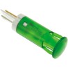 APEM Green Panel Mount Indicator, 220V AC, 3mA Current, Solder Lug Termination QS101XXHG220
