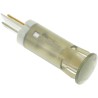 APEM LED White Panel Mount Indicator 10 mm FASTON Termination 220V ac QS101XXHW220