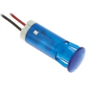 APEM Blue Panel Mount Indicator 110V AC 6mA Lead Wire Termination QS103XXHB110