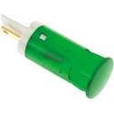 APEM Green Panel Mount Indicator, 12V dc, 20mA, Solder Lug Termination QS121XXG12