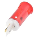 APEM Red Panel Mount Indicator, 110V AC, 6mA, Red Bezel, Solder Lug Termination QS121XXHR110
