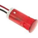 APEM Red LED Panel Mount Indicator 12 mm, FASTON Termination, 24V dc, Apem QS Series QS123XXR24