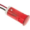 APEM Red LED Panel Mount Indicator 12 mm, FASTON Termination, 24V dc, Apem QS Series QS123XXR24