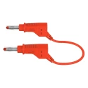 Staubli Connector Test Lead 32A 600V Red 500mm Lead Length 66.9408-050-22