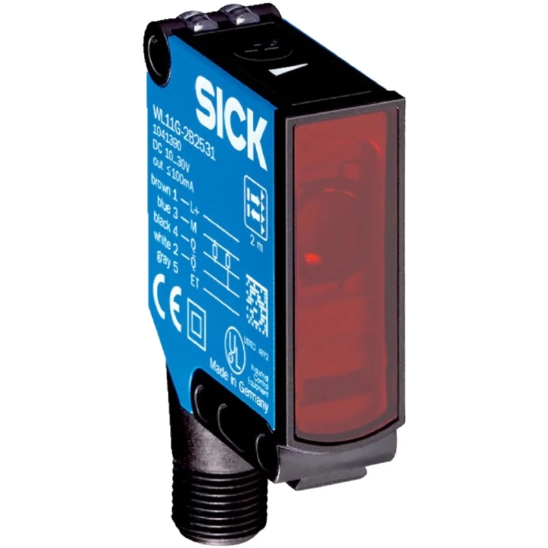 SICK Retroreflective Photoelectric Sensor Block, 0 to 4 m Detection Range, NPN/PNP Output, IP66/IP67/IP69K, 30V WL11G-2B2531