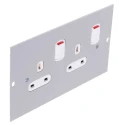 Legrand Grey 3 Compartment Socket Module 100mm Width 47mm Height SP3201