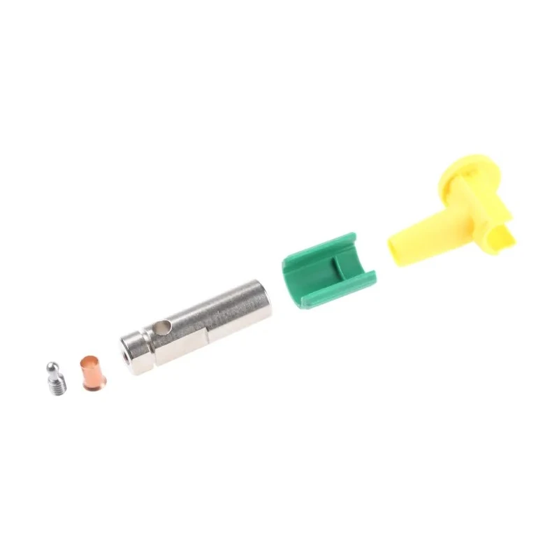 Staubli Green, Yellow Female Banana Connector 6 mm Screw Termination Nickel Plated 55.3225-20