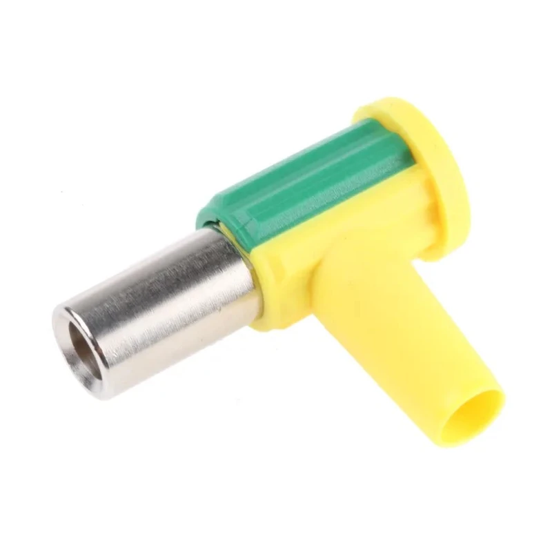 Staubli Green, Yellow Female Banana Connector 6 mm Screw Termination Nickel Plated 55.3225-20