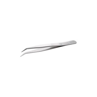 ideal-tek 120mm Stainless Steel Grooved Tweezer 09.SM115.SA.1