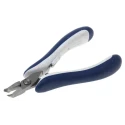 ideal-tek Ergonomic Flush ESD Safe Oblique Cutter Steel Jaw, 6.4mm Jaw Width, 130mm Length Model 25.E5247.CRBG