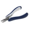 ideal-tek Ergonomic Flush ESD Safe Oblique Cutter Steel Jaw, 6.4mm Jaw Width, 130mm Length Model 25.E5247.CRBG