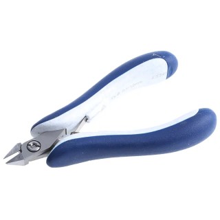 ideal-tek Flush ESD Safe Side Cutter Jaw Width 6.4mm Overall Length 125mm 25.E5341.CRBG