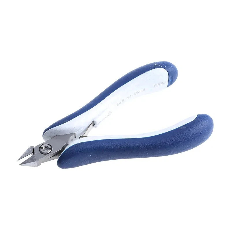 ideal-tek Flush ESD Safe Side Cutter Jaw Width 6.4mm Overall Length 125mm 25.E5341.CRBG