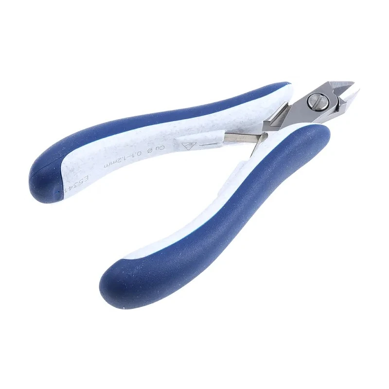 ideal-tek Flush ESD Safe Side Cutter Jaw Width 6.4mm Overall Length 125mm 25.E5341.CRBG