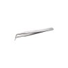 ideal-tek 115mm Stainless Steel Bent ESD Safe Tweezer 09.SM103.SA.1