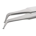 ideal-tek 115mm Stainless Steel Bent ESD Safe Tweezer 09.SM103.SA.1