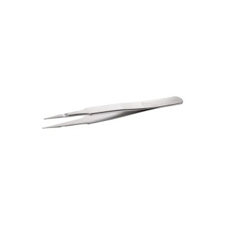 ideal-tek 120mm Stainless Steel Flat Fine ESD Safe Tweezer 09.SM108.SA.1