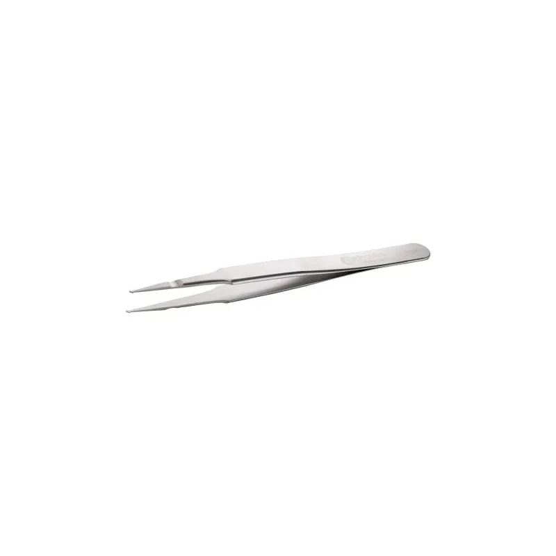 ideal-tek 120mm Stainless Steel Flat Fine ESD Safe Tweezer 09.SM108.SA.1