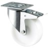 Tente Braked Swivel Castor with 350 kg Load Capacity, 200 mm Polyamide Wheel, Pressed Steel Frame, Zinc Plated 3477UOR200P63