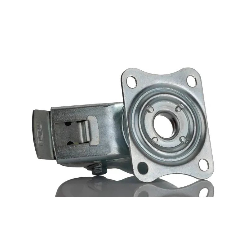 Tente Braked Swivel Castor 150 kg Capacity 80 mm Wheel Diameter Polyurethane 3477UAR080P62 red