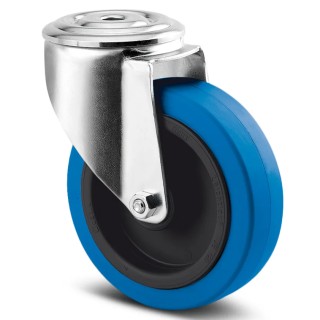 Tente Heavy Duty 150 kg Capacity Swivel Castor with 125 mm Polyurethane Wheel 3470UFR125P30