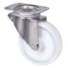 Tente Swivel Castor 200 kg Capacity 80 mm Polyamide Wheel Stainless Steel Frame 8470UOO080P62