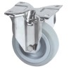 Tente Fixed Castor, 250 kg Capacity, 125 mm Wheel Diameter, Polyamide Wheel, Stainless Steel Frame, Model 8478UFD125P62