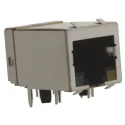 TE Connectivity Cat3 Shielded RJ45 Connector Female Through Hole 1 Port 8 Way Right Angle RJ45