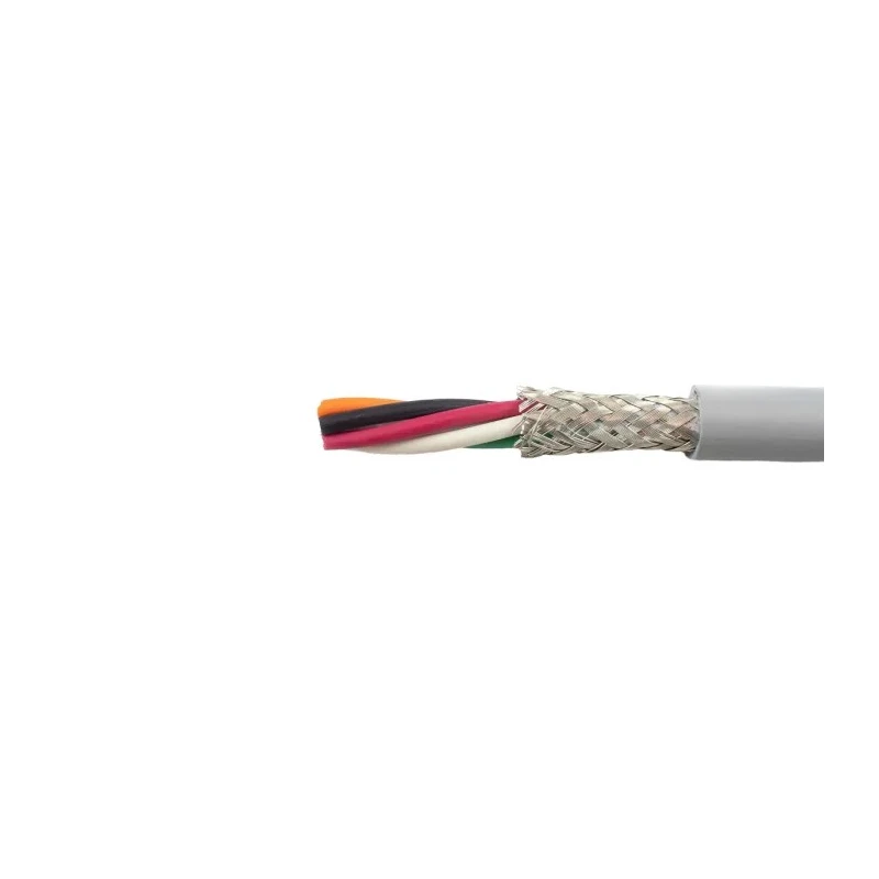 Alpha Wire Ecogen Ecoflex 5 Core 0.56mm² 20 AWG Screened Control Cable 600V 30m 79104 SL005