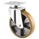 Tente Heavy Duty Swivel Castor 600 kg Load Capacity 200 mm Polyurethane Wheel 3640ITP200P63 FLAT