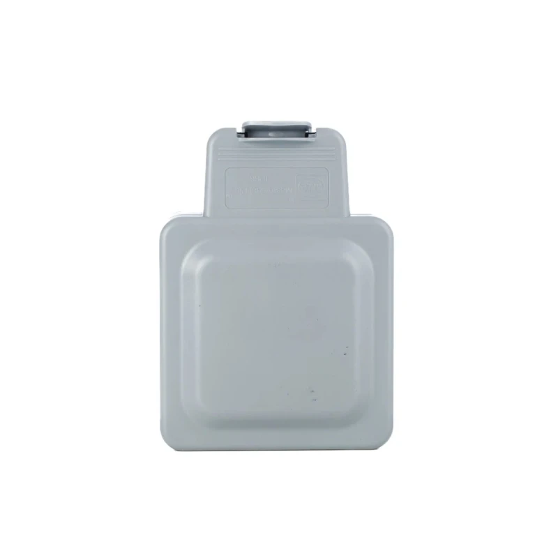 MK Electric 13A Grey 1 Gang Outdoor Switched Plug Socket Type G British K56486GRY