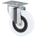 Tente Industrial Swivel Castor Wheel 100 mm Diameter 160 kg Load Capacity Polyamide 3470HUR100P62 White