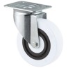 Tente Industrial Swivel Castor Wheel 100 mm Diameter 160 kg Load Capacity Polyamide 3470HUR100P62 White