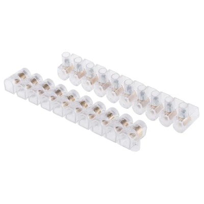 RS PRO Non-Fused Terminal Block, 10-Way, 1.5mm² Wire Size, 24A Current, 450V Voltage, Polycarbonate Housing, Screw 786-9196