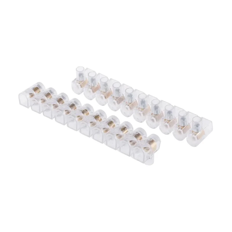 RS PRO Non-Fused Terminal Block, 10-Way, 1.5mm² Wire Size, 24A Current, 450V Voltage, Polycarbonate Housing, Screw 786-9196