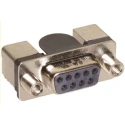 HARTING D-Sub 9 Way Right Angle 2.76 mm Pitch Surface Mount Female Connector with Board Lock 09551566619741
