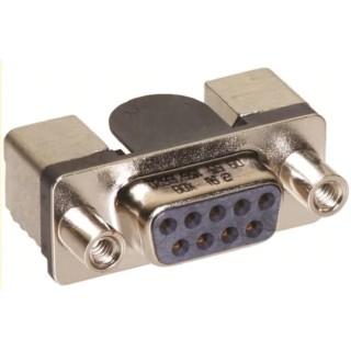 HARTING D-Sub 9 Way Right Angle 2.76 mm Pitch Surface Mount Female Connector with Board Lock 09551566619741