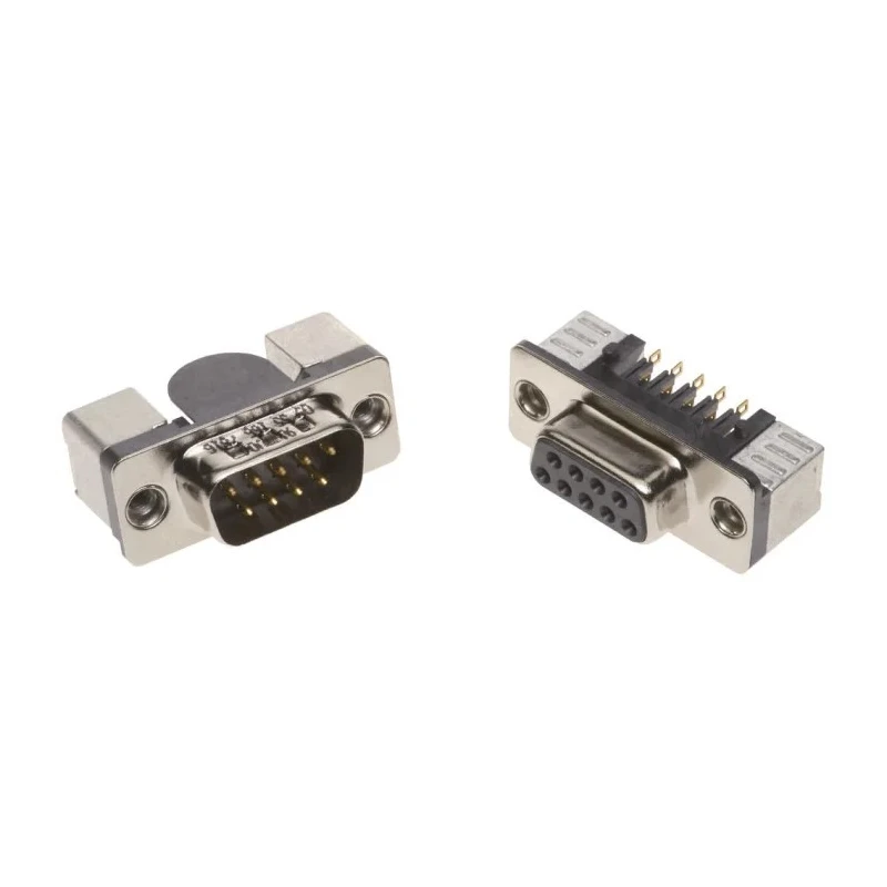 HARTING D-Sub 15 Way Right Angle 2.76 mm Pitch Surface Mounted Male D-Sub Connector with Board Lock 09552666819741